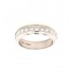 Pre Owned Platinum Diamond Band Ring ZX440